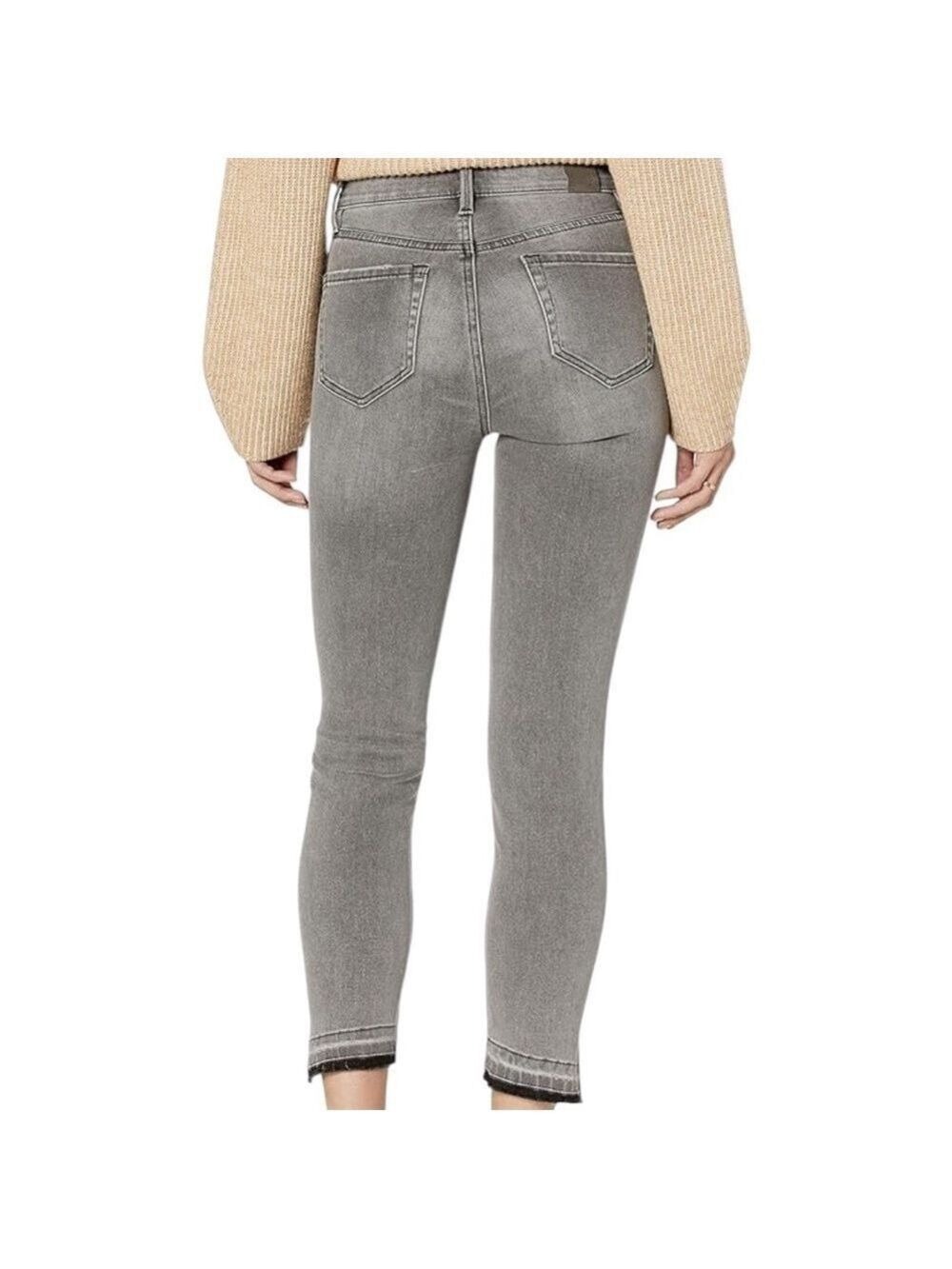 Level 99 Women's Elle High Rise Uneven Release Hem in Raven Wash Size 31